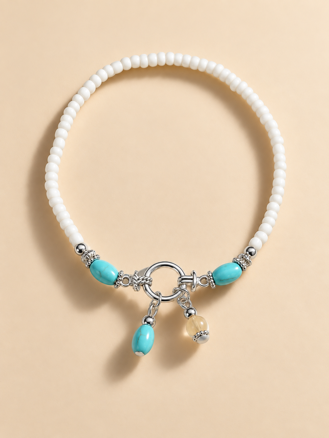 MUSEVAR AZURA — Beach Beaded Anklet