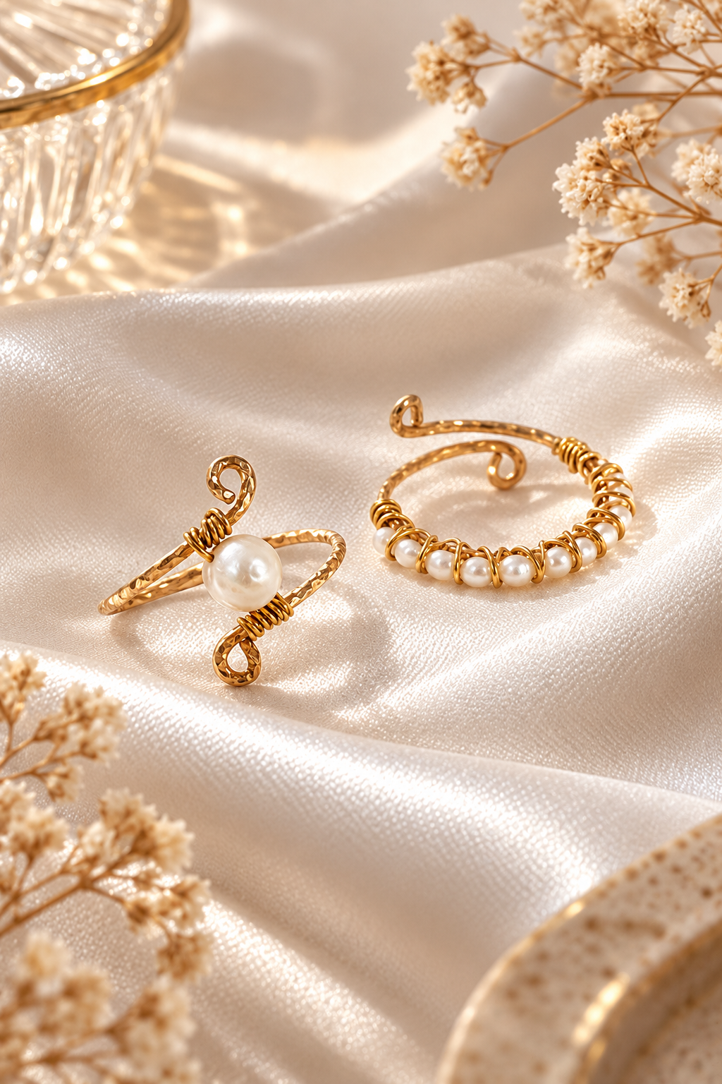 MUSEVAR ÉLIANE – Freshwater Pearl Ring Set