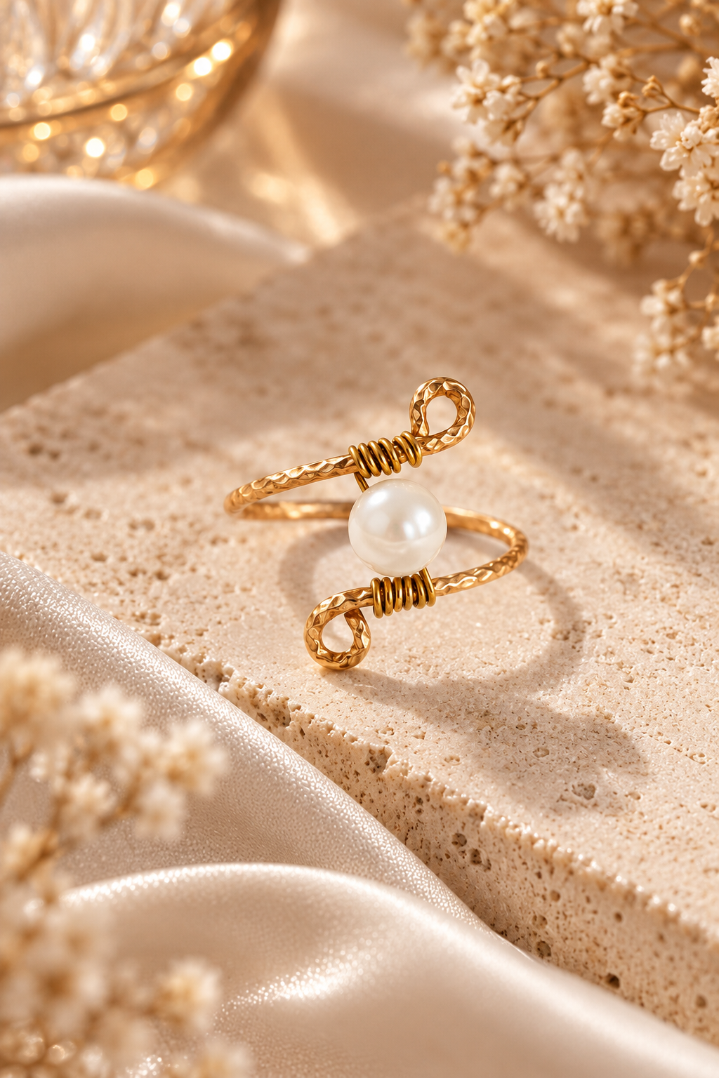 MUSEVAR ÉLIANE – Freshwater Pearl Ring Set