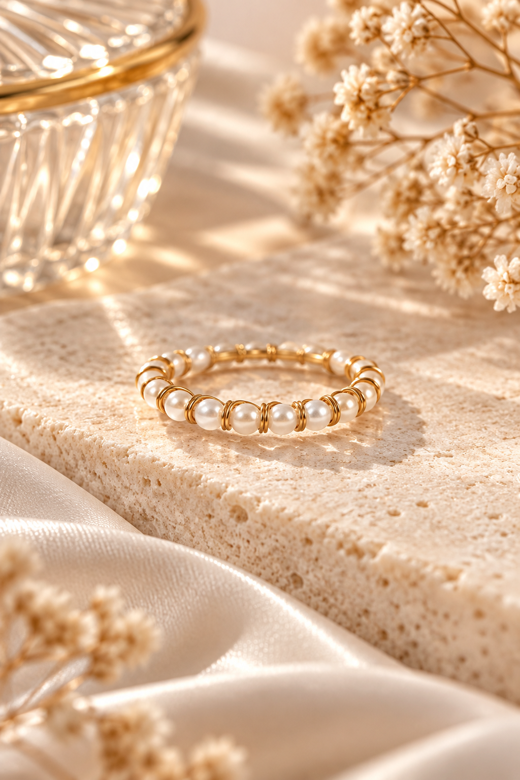 MUSEVAR ÉLIANE – Freshwater Pearl Ring Set